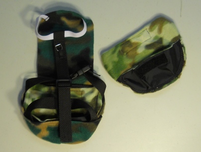 Camo Duck Diaper Holder with ring back